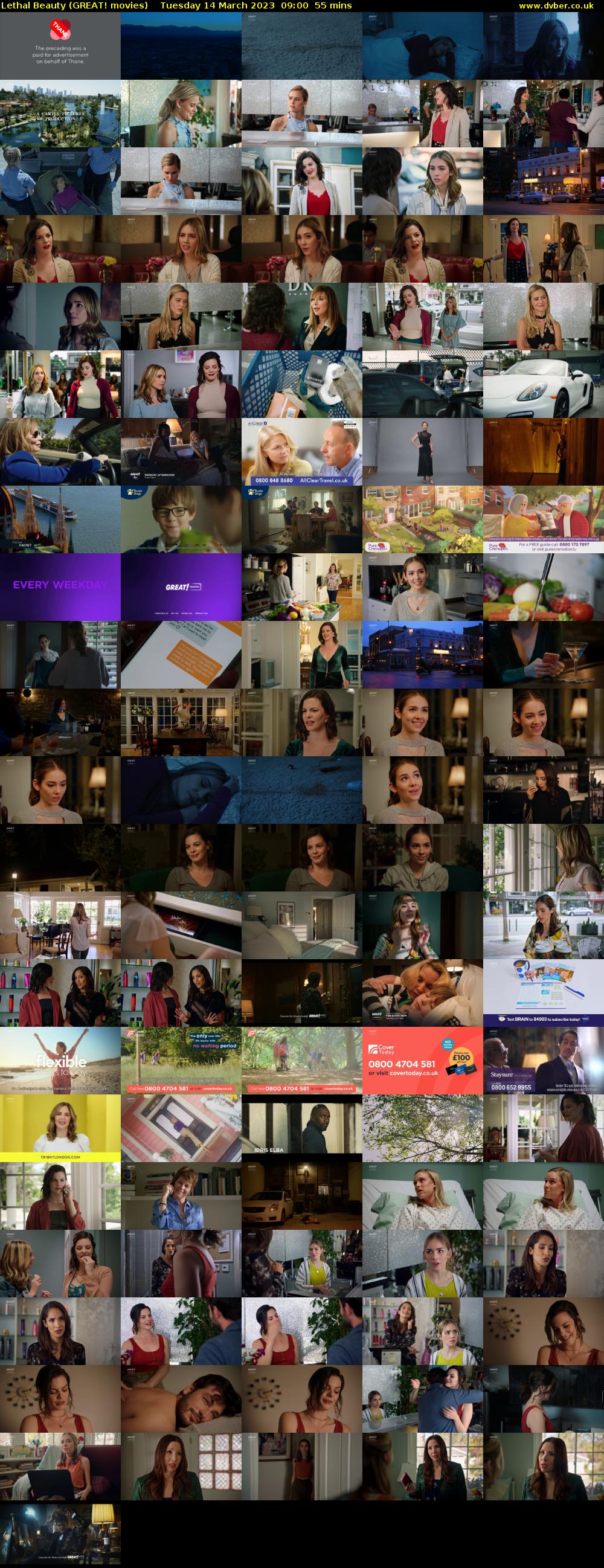 Lethal Beauty (GREAT! movies) Tuesday 14 March 2023 09:00 - 09:55