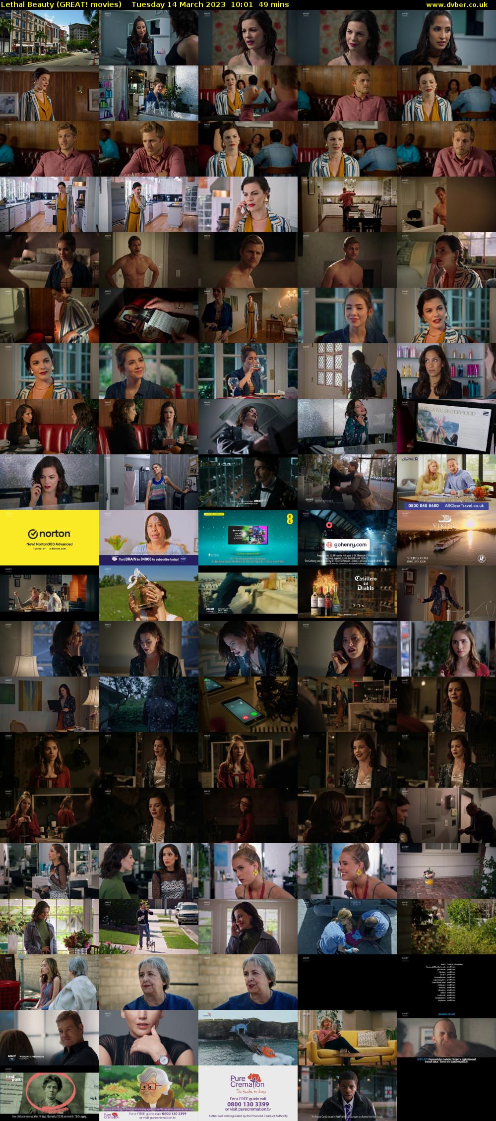 Lethal Beauty (GREAT! movies) Tuesday 14 March 2023 10:01 - 10:50