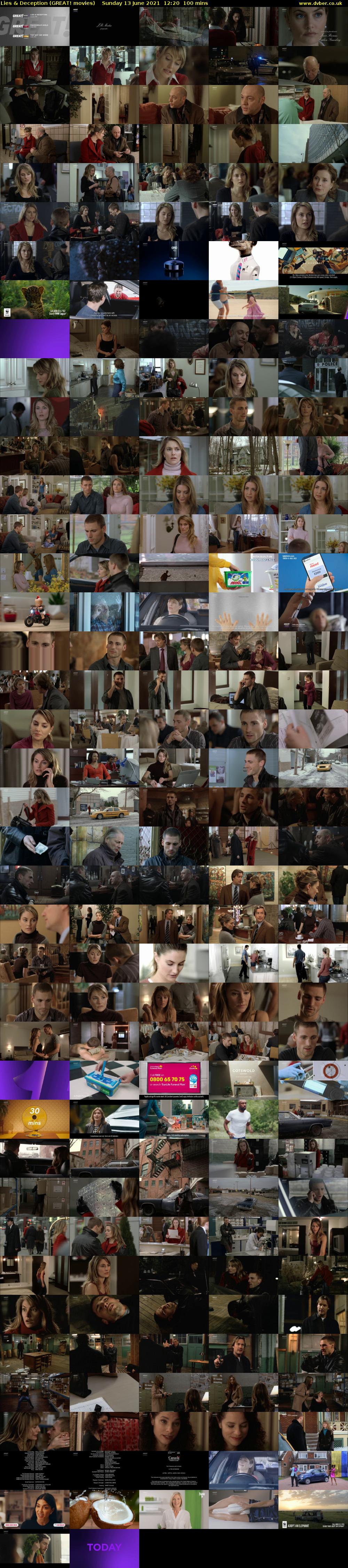 Lies & Deception (GREAT! movies) Sunday 13 June 2021 12:20 - 14:00