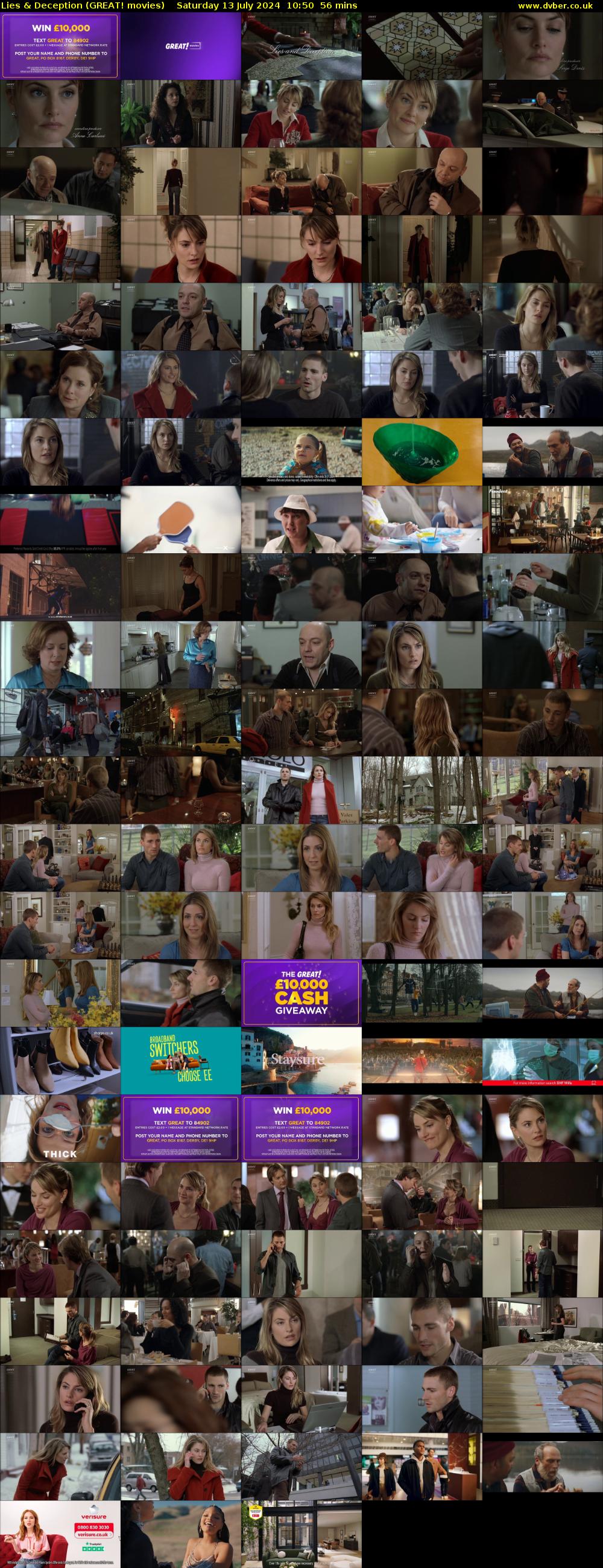 Lies & Deception (GREAT! movies) Saturday 13 July 2024 10:50 - 11:46
