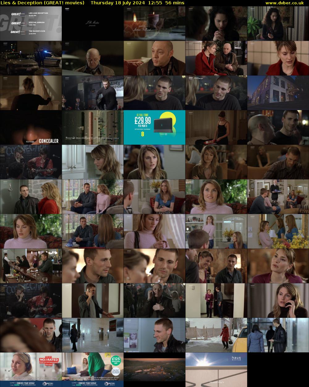 Lies & Deception (GREAT! movies) Thursday 18 July 2024 12:55 - 13:51