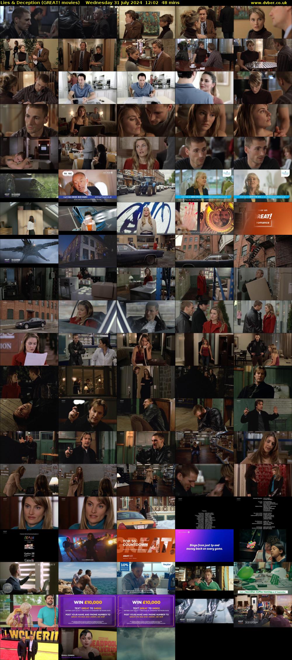 Lies & Deception (GREAT! movies) Wednesday 31 July 2024 12:02 - 12:50