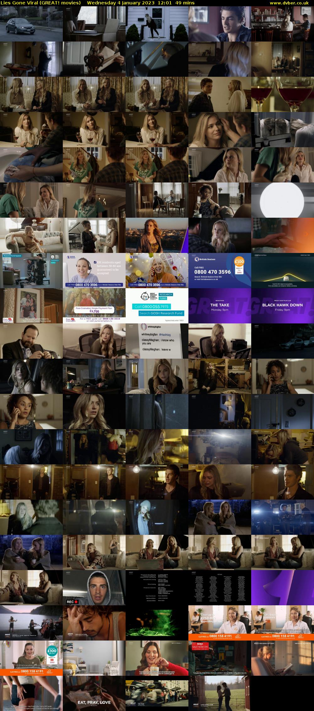 Lies Gone Viral (GREAT! movies) Wednesday 4 January 2023 12:01 - 12:50