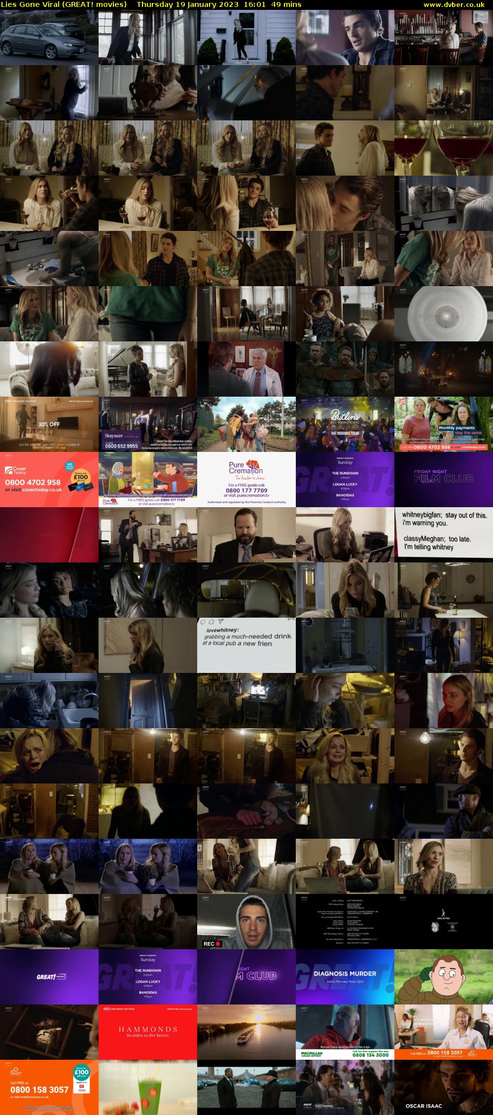 Lies Gone Viral (GREAT! movies) Thursday 19 January 2023 16:01 - 16:50