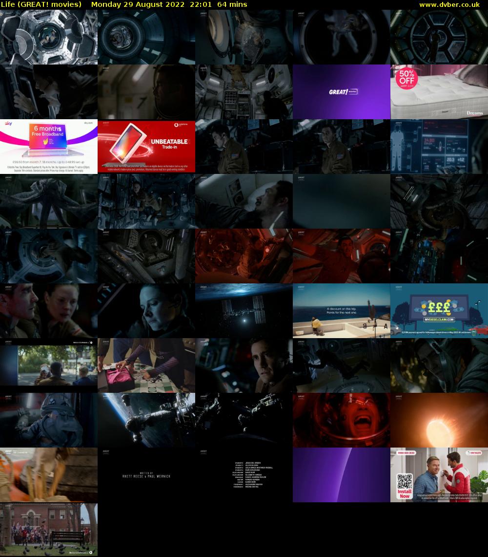 Life (GREAT! movies) Monday 29 August 2022 22:01 - 23:05