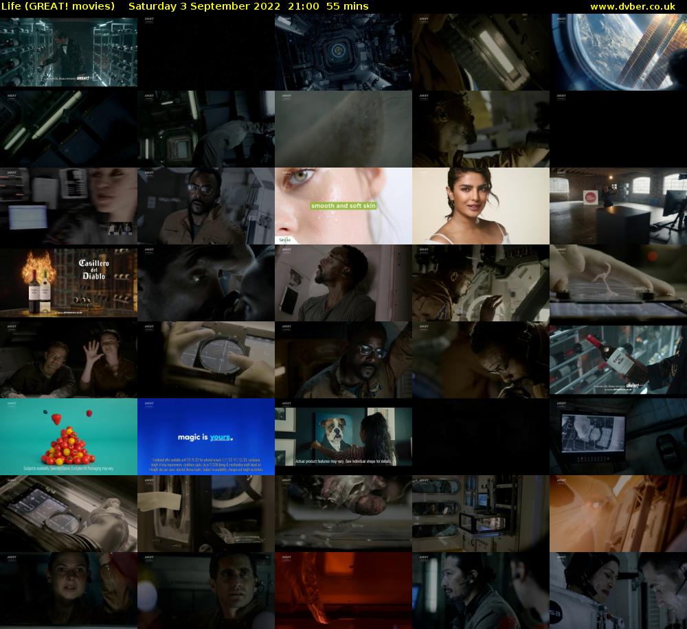 Life (GREAT! movies) Saturday 3 September 2022 21:00 - 21:55
