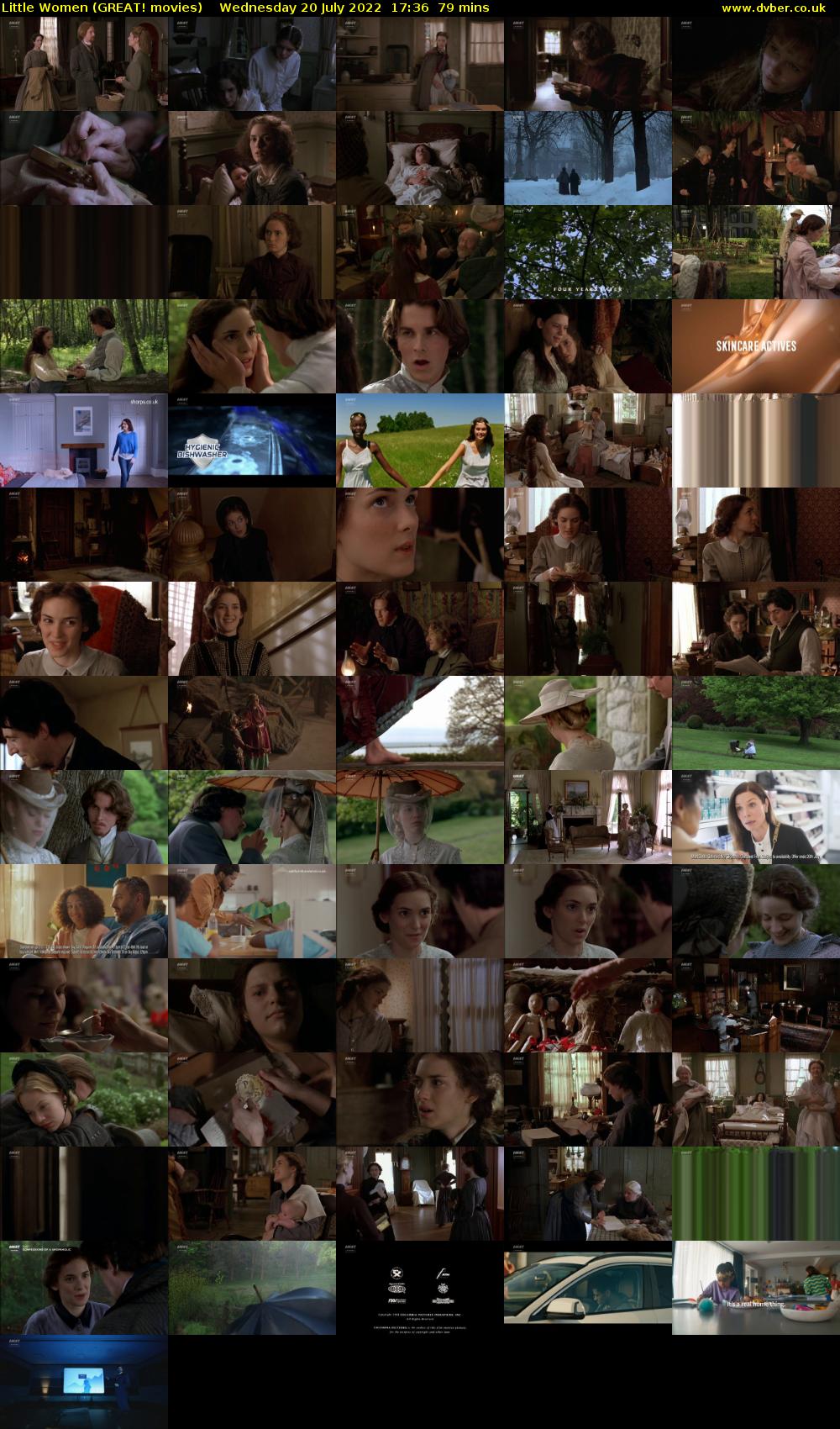Little Women (GREAT! movies) Wednesday 20 July 2022 17:36 - 18:55