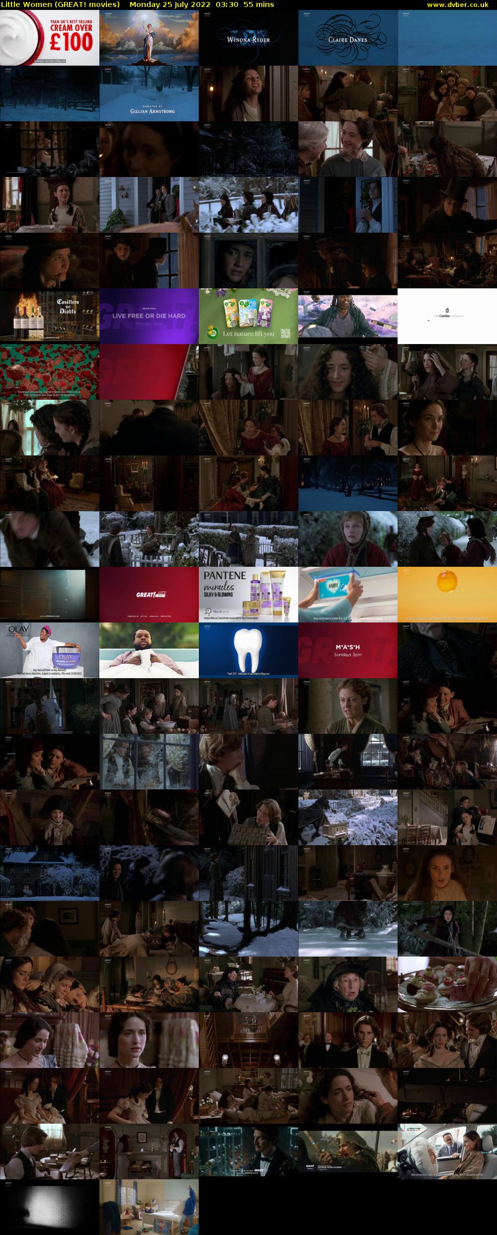 Little Women (GREAT! movies) Monday 25 July 2022 03:30 - 04:25