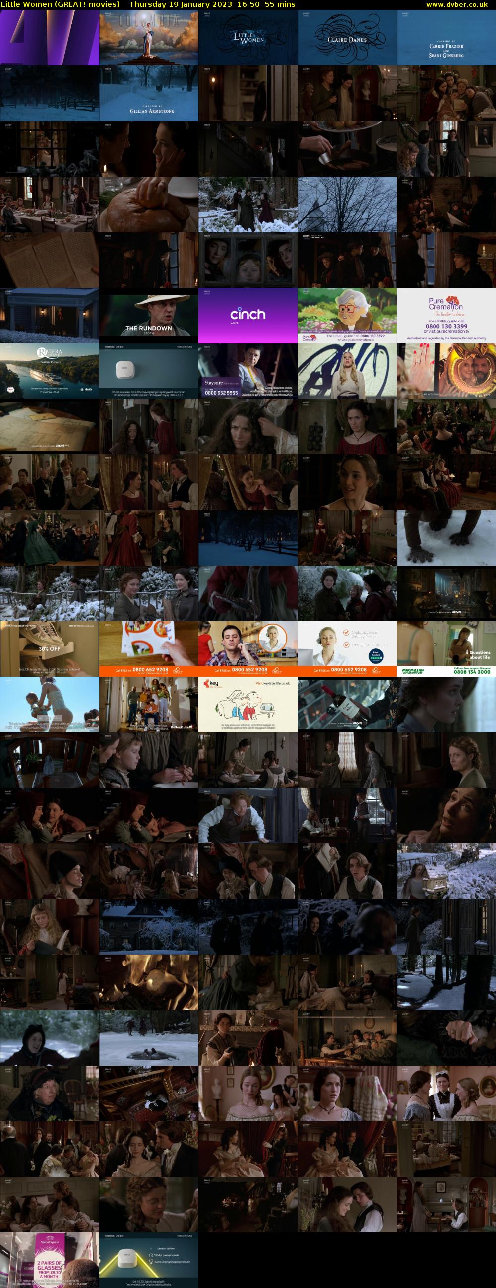 Little Women (GREAT! movies) Thursday 19 January 2023 16:50 - 17:45