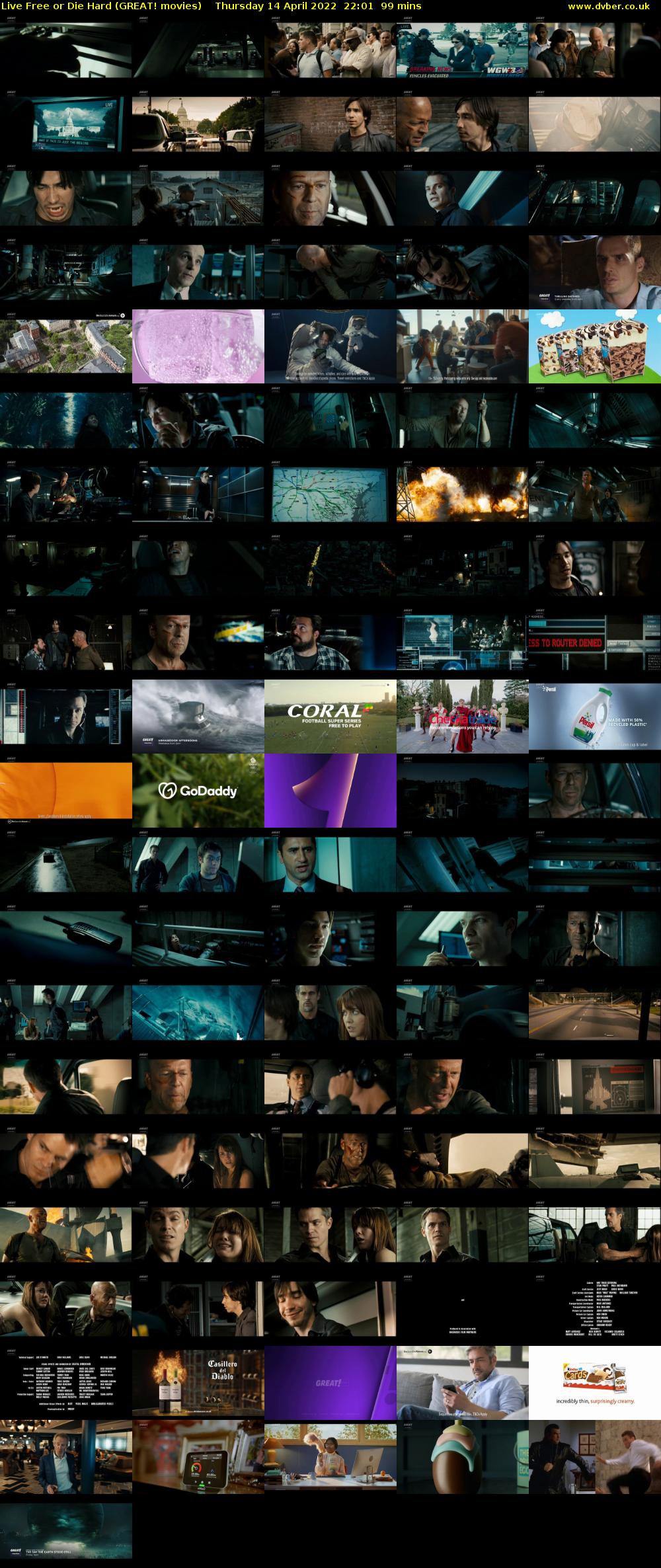 Live Free or Die Hard (GREAT! movies) Thursday 14 April 2022 22:01 - 23:40