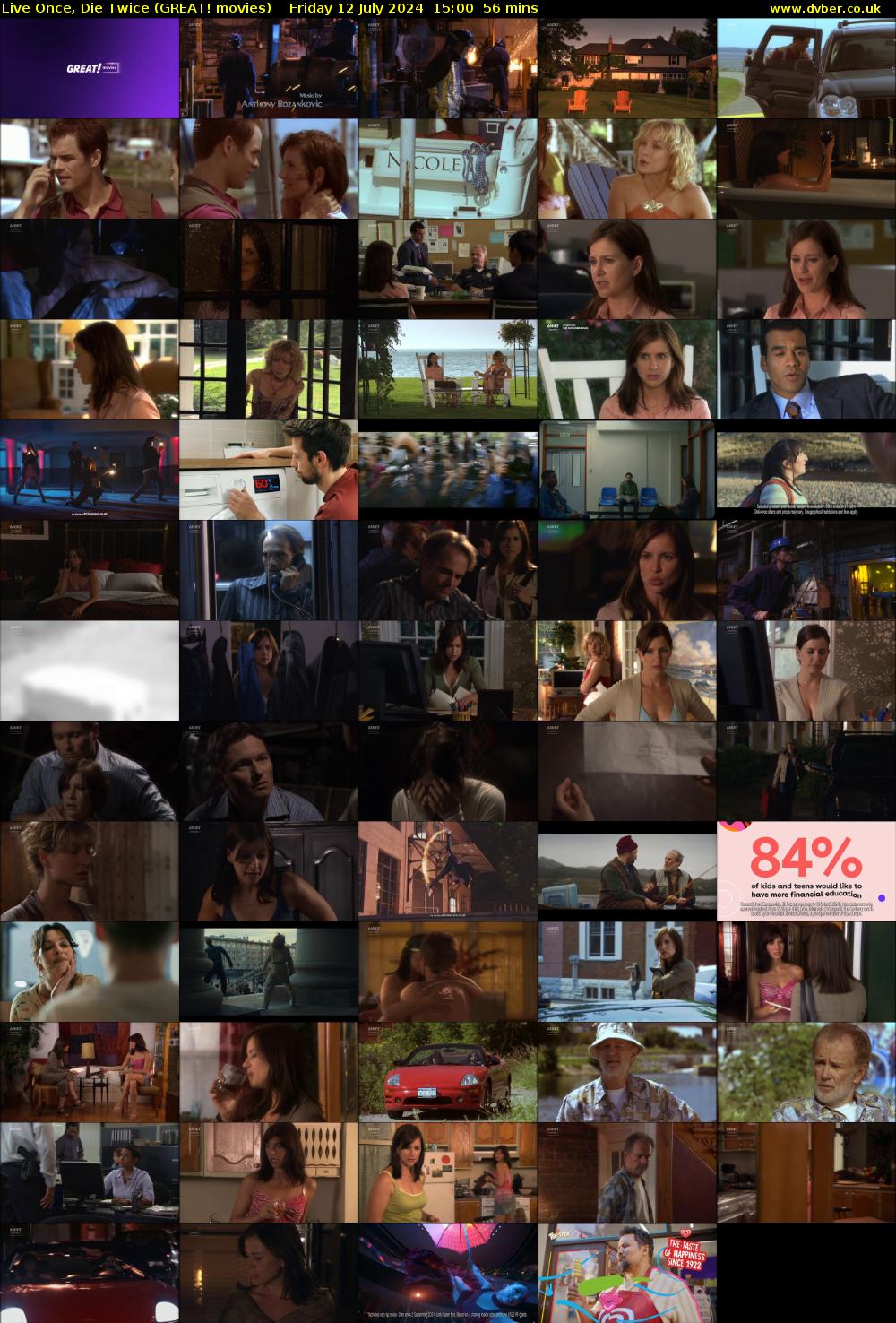 Live Once, Die Twice (GREAT! movies) Friday 12 July 2024 15:00 - 15:56