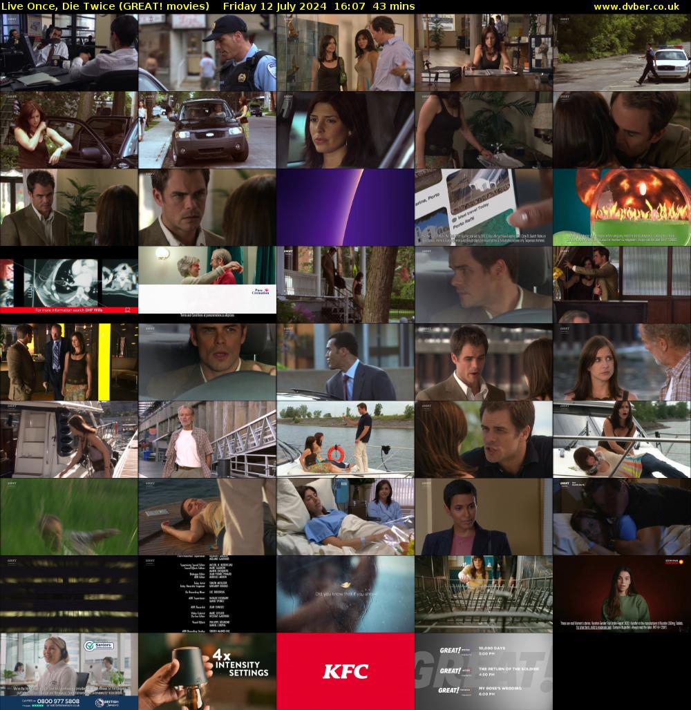 Live Once, Die Twice (GREAT! movies) Friday 12 July 2024 16:07 - 16:50