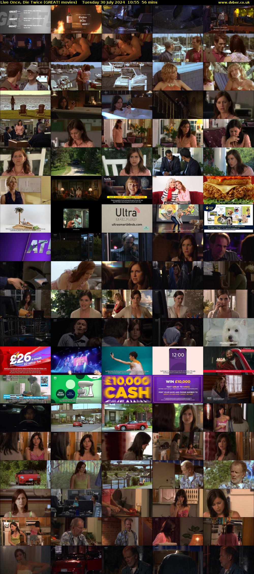 Live Once, Die Twice (GREAT! movies) Tuesday 30 July 2024 10:55 - 11:51