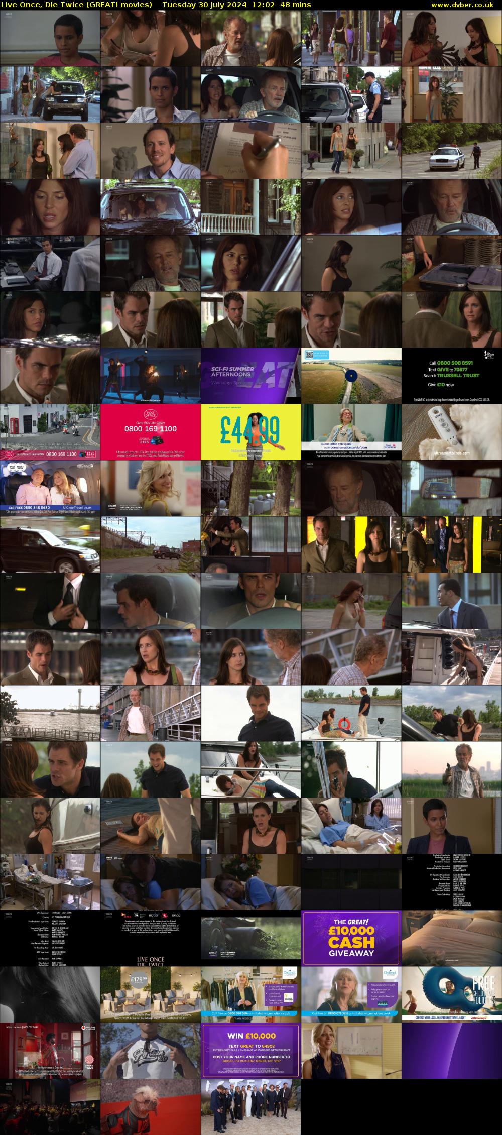 Live Once, Die Twice (GREAT! movies) Tuesday 30 July 2024 12:02 - 12:50