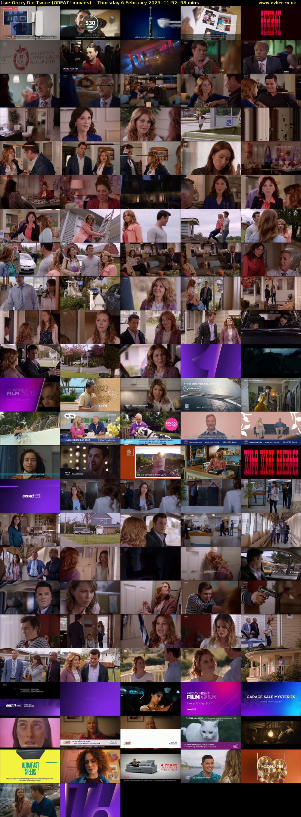 Live Once, Die Twice (GREAT! movies) Thursday 6 February 2025 11:52 - 12:50