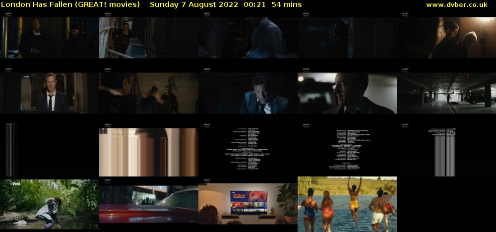 London Has Fallen (GREAT! movies) Sunday 7 August 2022 00:21 - 01:15