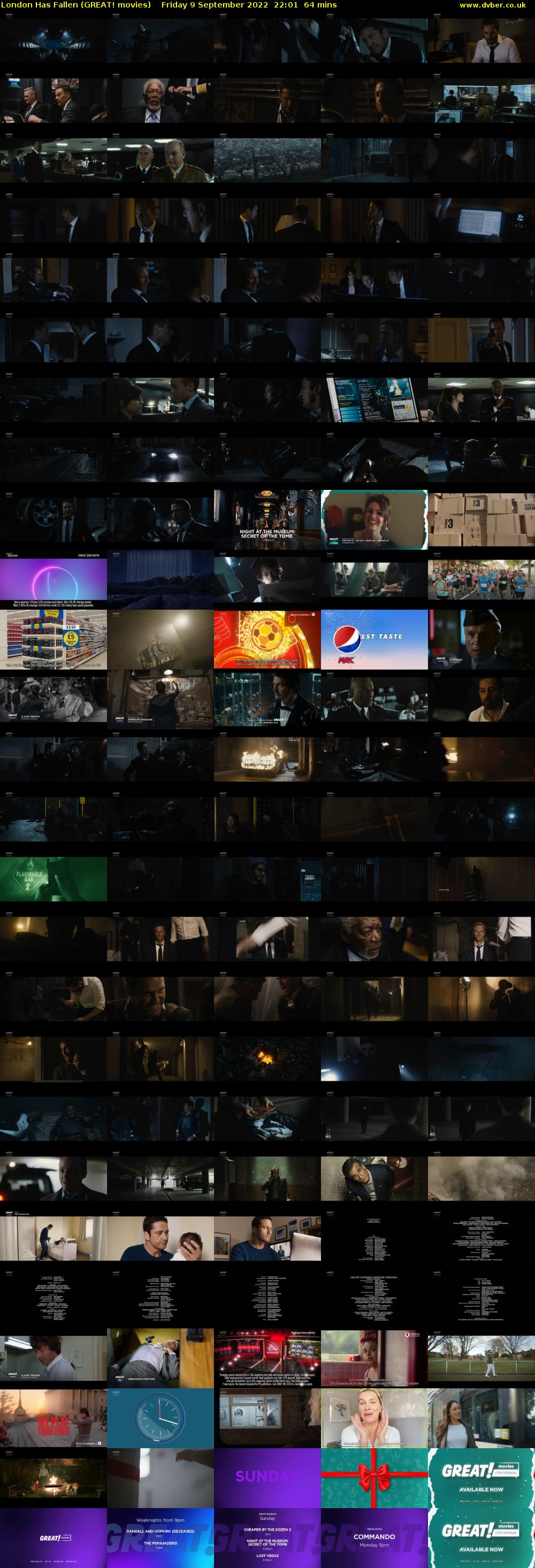 London Has Fallen (GREAT! movies) Friday 9 September 2022 22:01 - 23:05