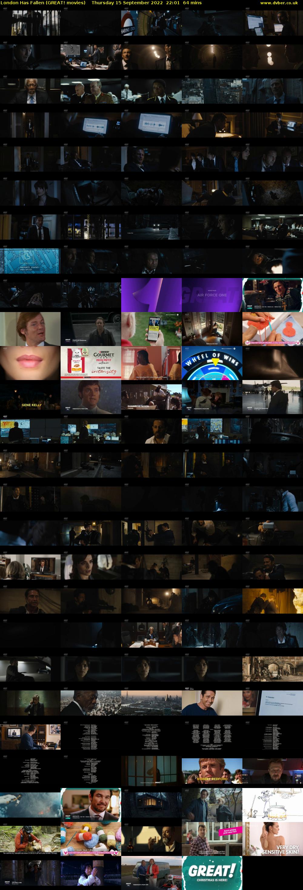 London Has Fallen (GREAT! movies) Thursday 15 September 2022 22:01 - 23:05