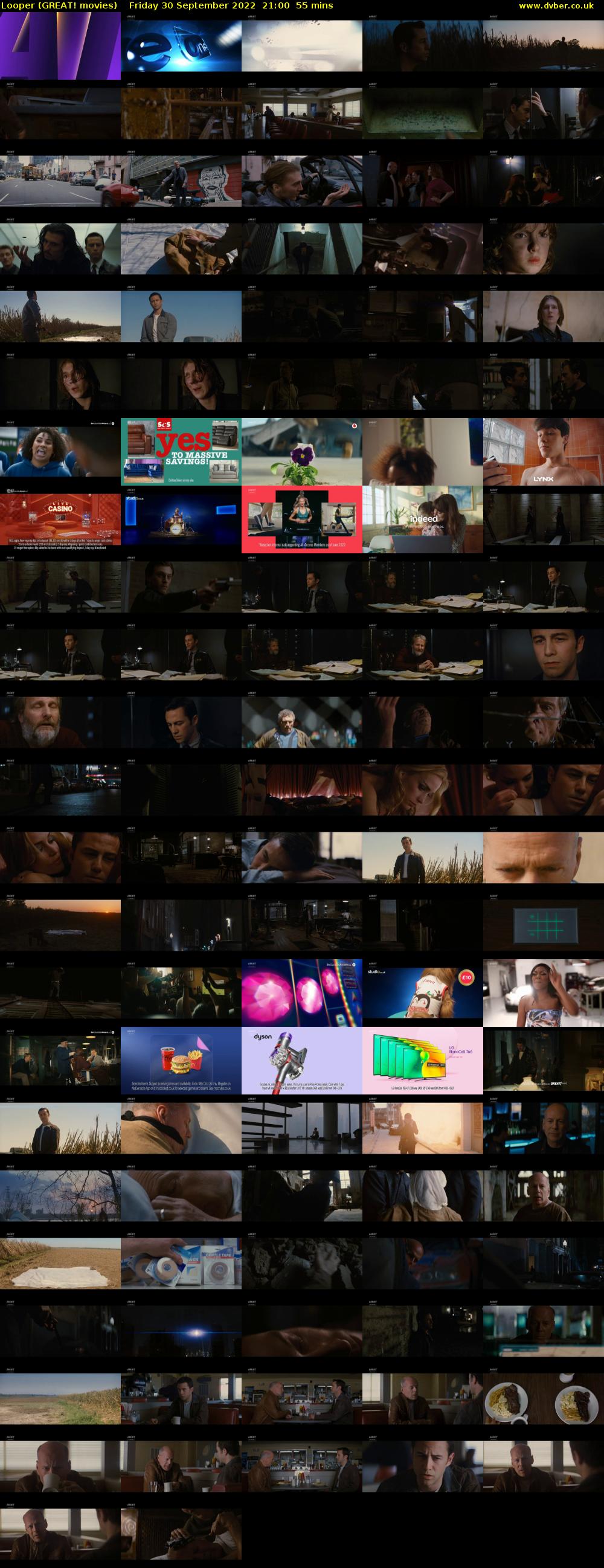 Looper (GREAT! movies) Friday 30 September 2022 21:00 - 21:55