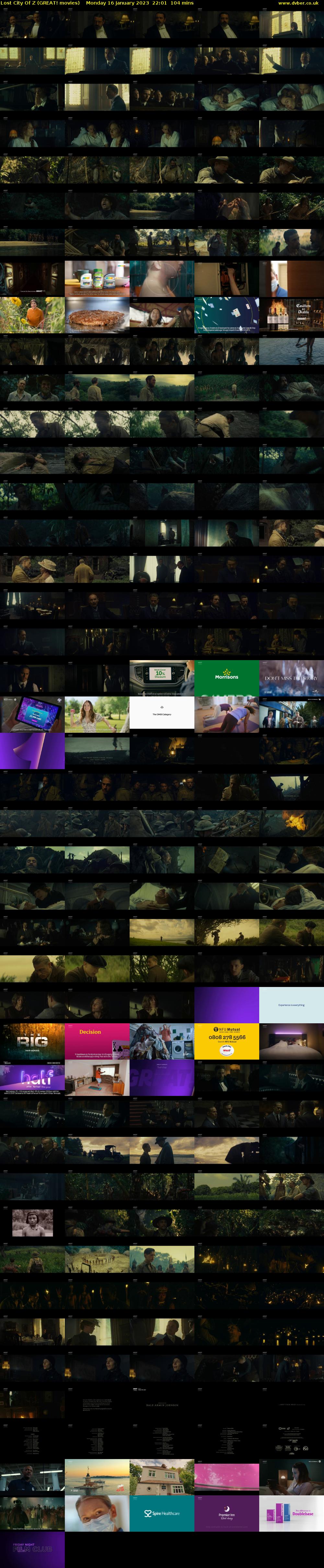 Lost City Of Z (GREAT! movies) Monday 16 January 2023 22:01 - 23:45