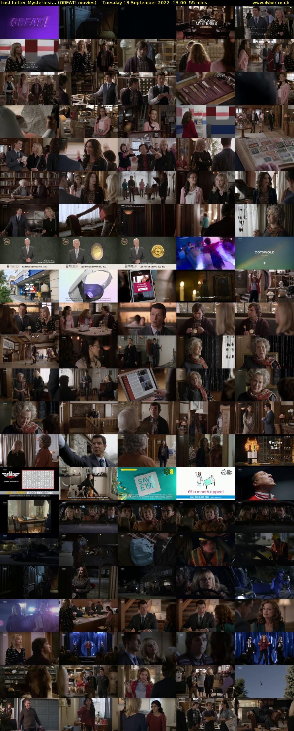 Lost Letter Mysteries:... (GREAT! movies) Tuesday 13 September 2022 13:00 - 13:55