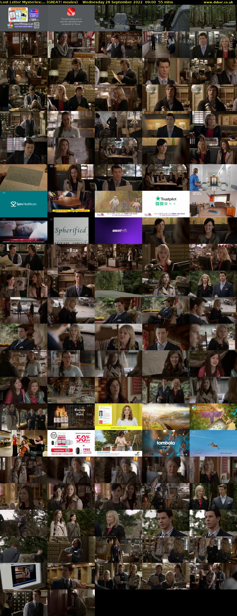 Lost Letter Mysteries:... (GREAT! movies) Wednesday 28 September 2022 09:00 - 09:55