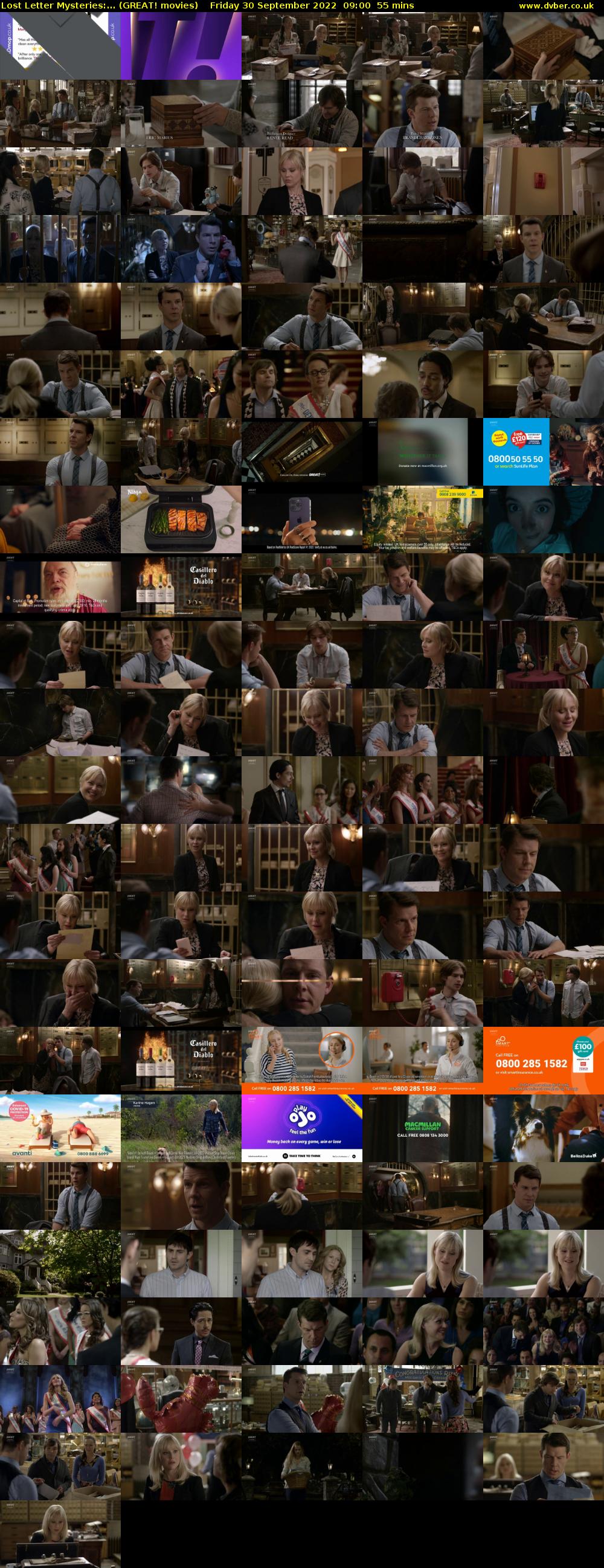 Lost Letter Mysteries:... (GREAT! movies) Friday 30 September 2022 09:00 - 09:55