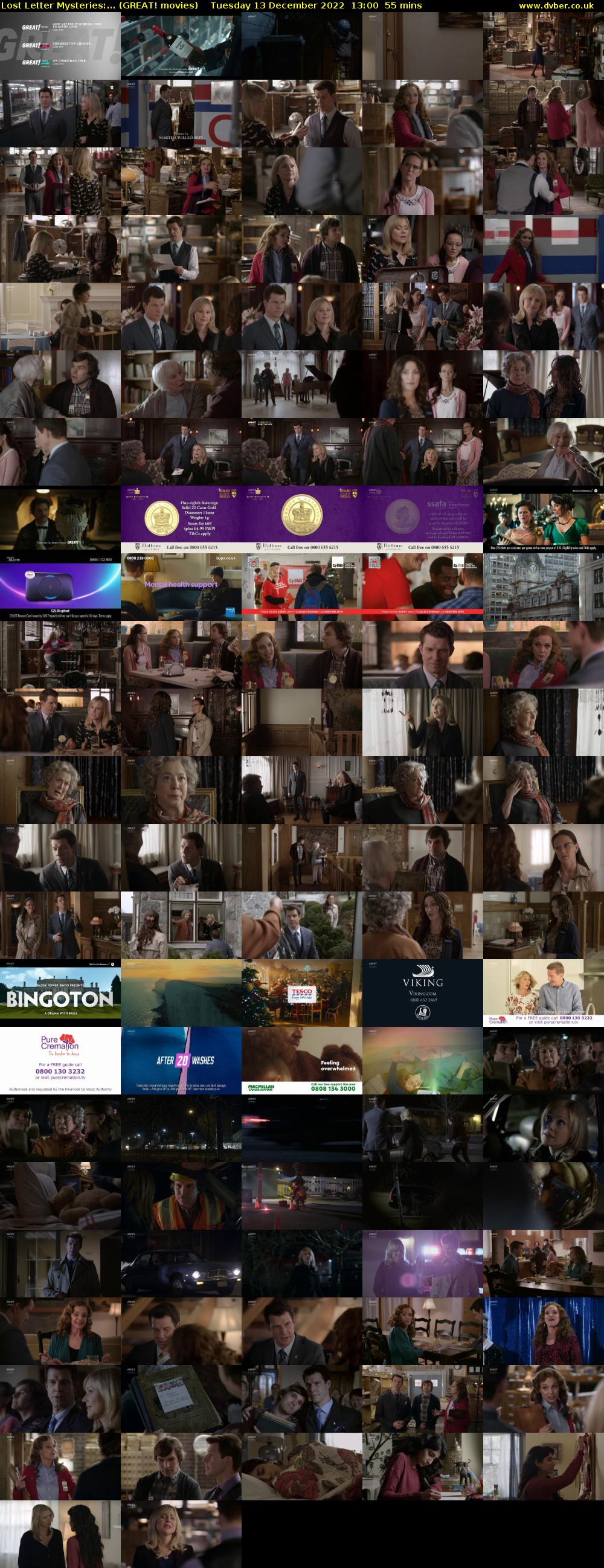 Lost Letter Mysteries:... (GREAT! movies) Tuesday 13 December 2022 13:00 - 13:55