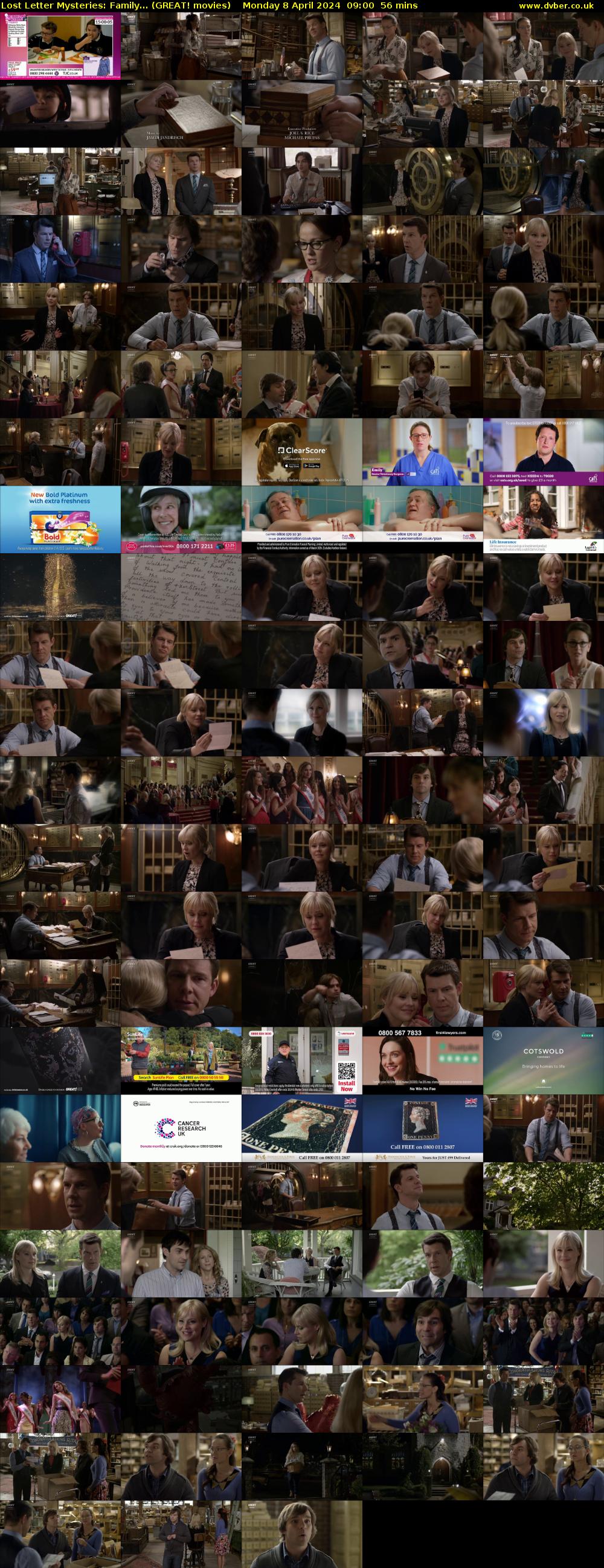 Lost Letter Mysteries: Family... (GREAT! movies) Monday 8 April 2024 09:00 - 09:56