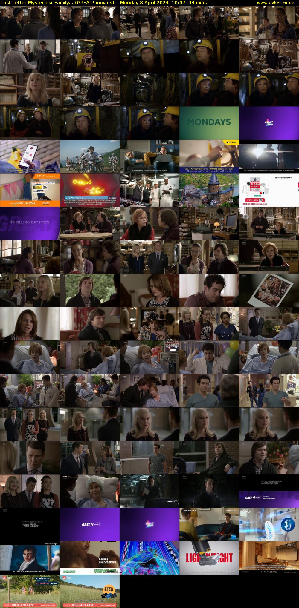 Lost Letter Mysteries: Family... (GREAT! movies) Monday 8 April 2024 10:07 - 10:50