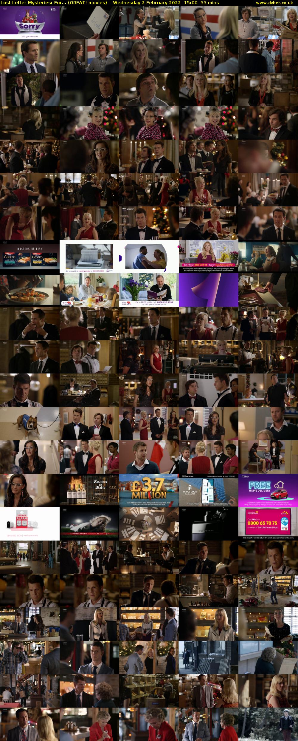 Lost Letter Mysteries: For... (GREAT! movies) Wednesday 2 February 2022 15:00 - 15:55