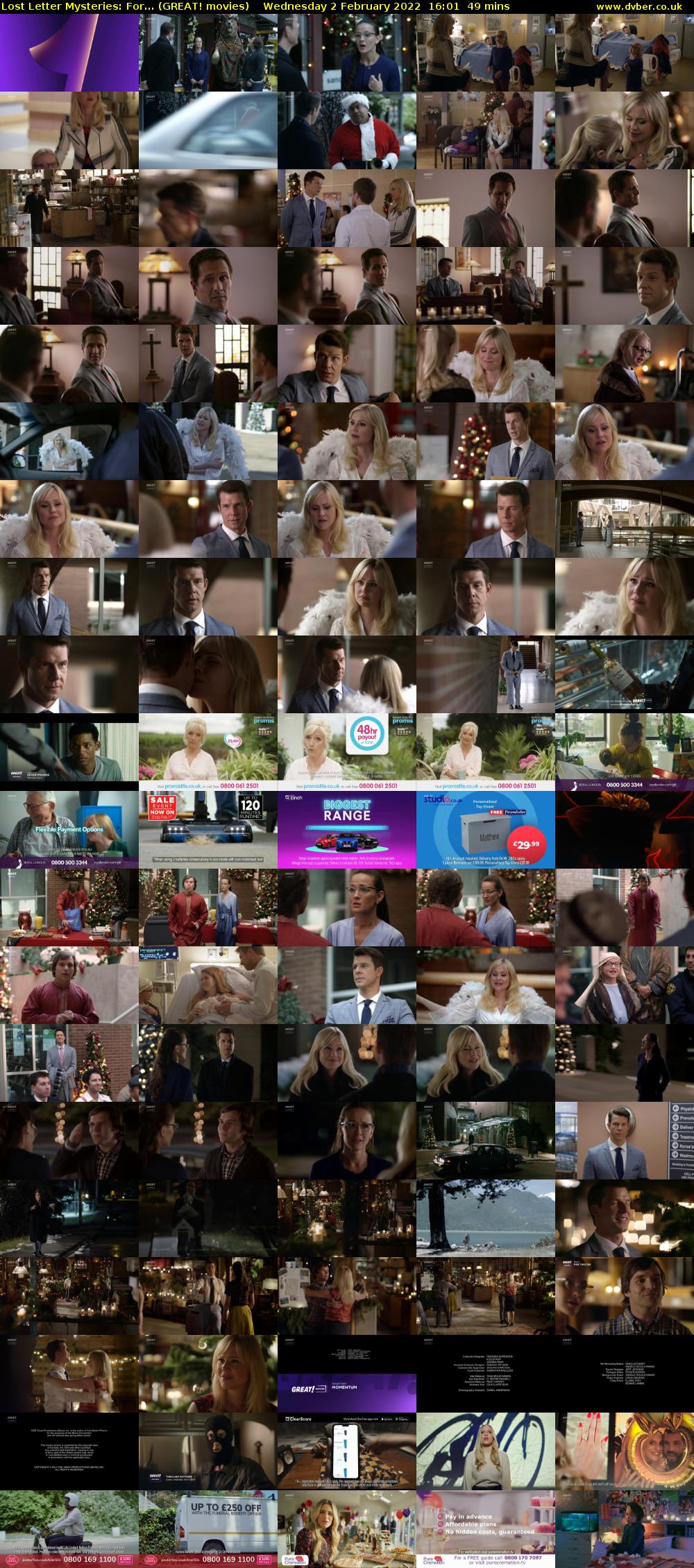 Lost Letter Mysteries: For... (GREAT! movies) Wednesday 2 February 2022 16:01 - 16:50