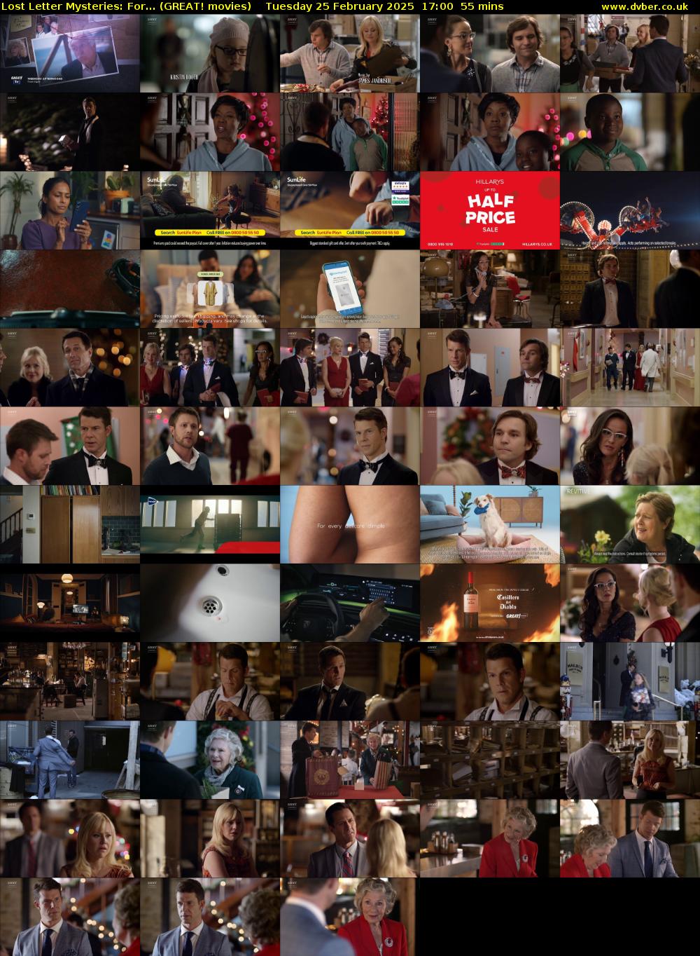 Lost Letter Mysteries: For... (GREAT! movies) Tuesday 25 February 2025 17:00 - 17:55