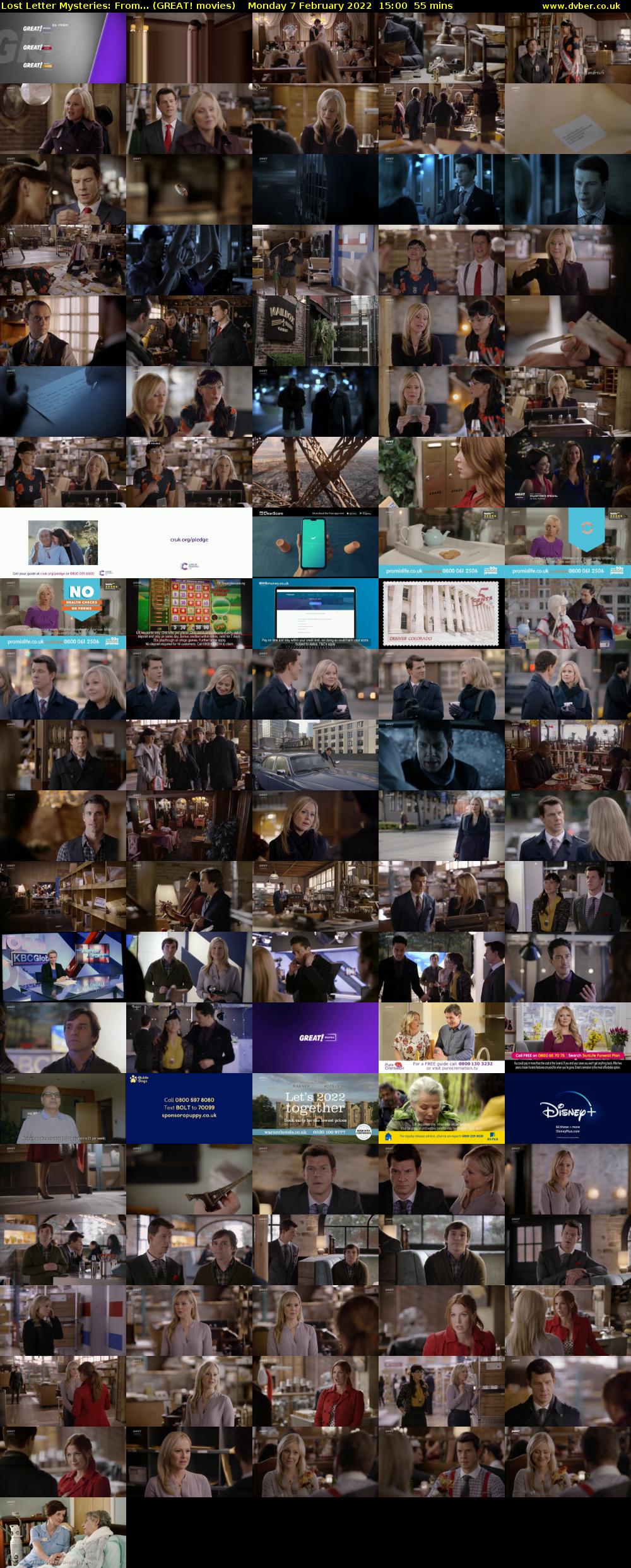 Lost Letter Mysteries: From... (GREAT! movies) Monday 7 February 2022 15:00 - 15:55