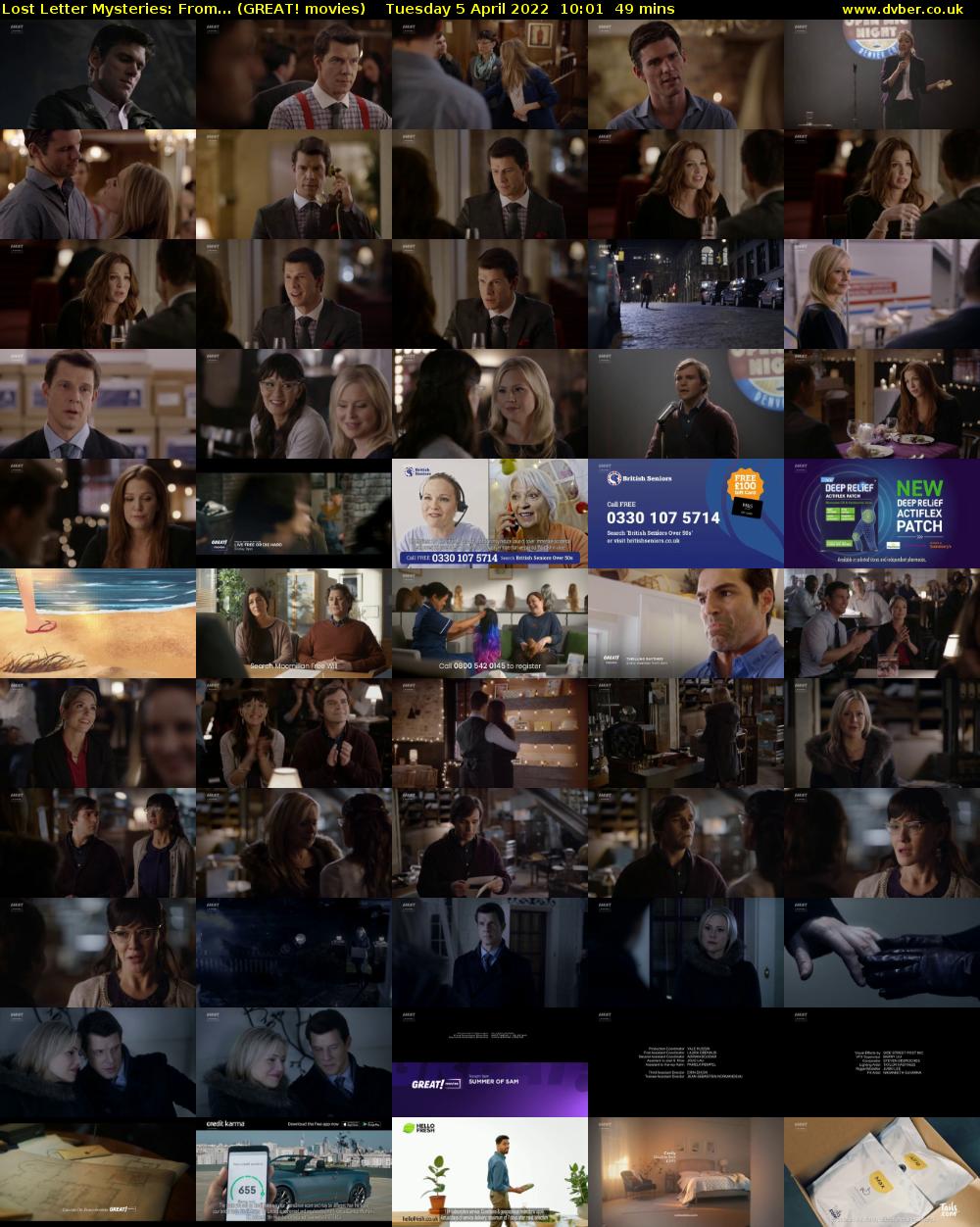 Lost Letter Mysteries: From... (GREAT! movies) Tuesday 5 April 2022 10:01 - 10:50
