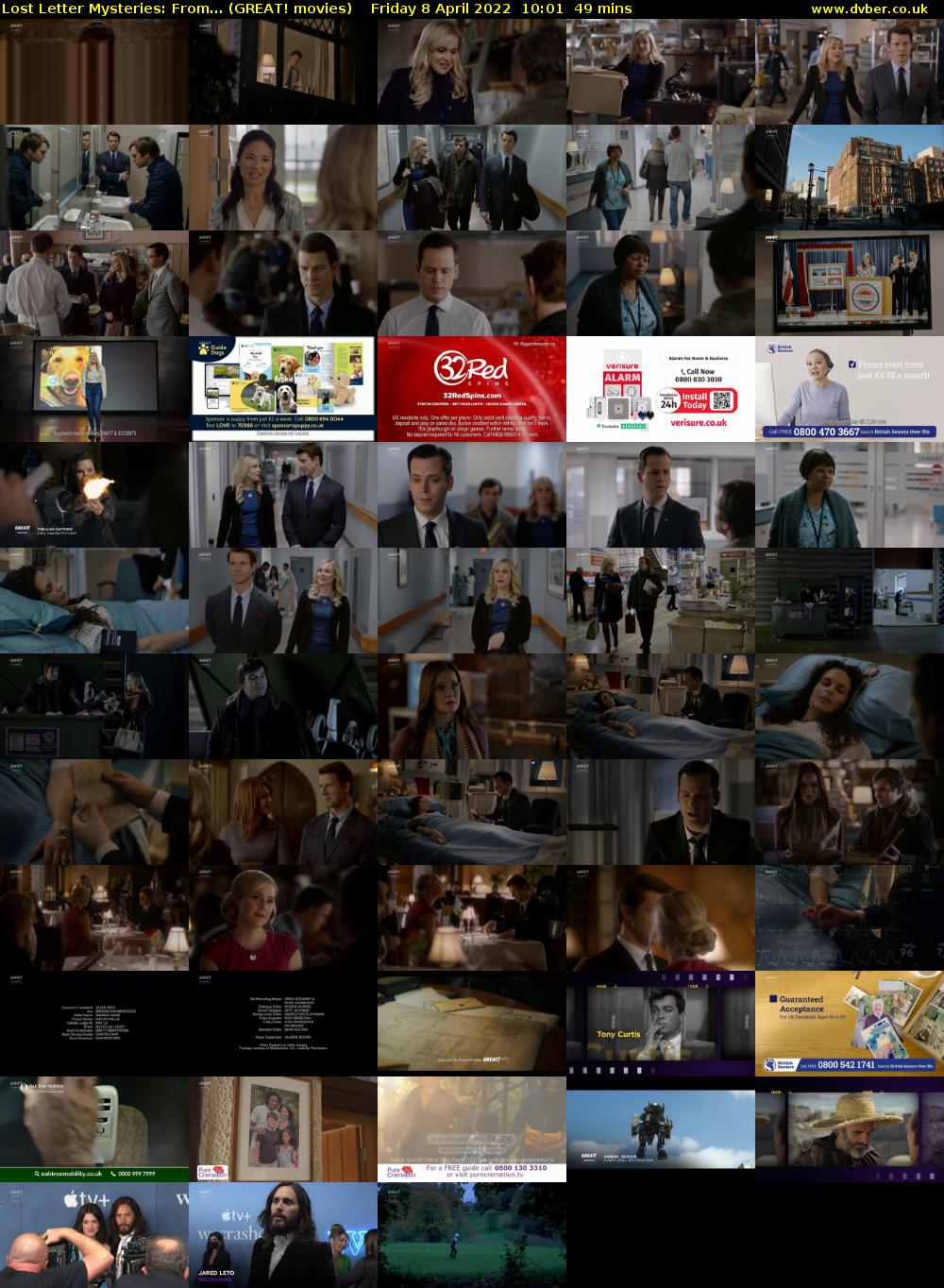 Lost Letter Mysteries: From... (GREAT! movies) Friday 8 April 2022 10:01 - 10:50