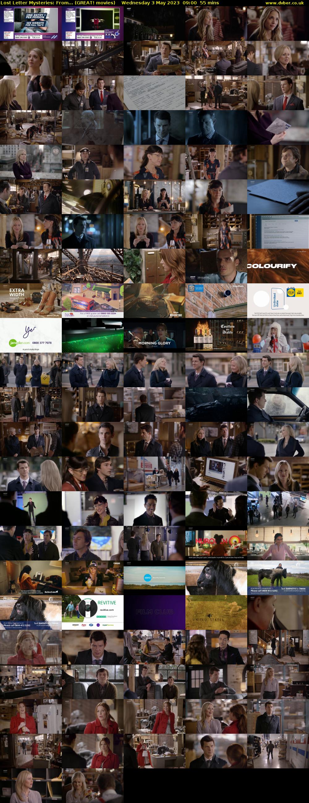 Lost Letter Mysteries: From... (GREAT! movies) Wednesday 3 May 2023 09:00 - 09:55