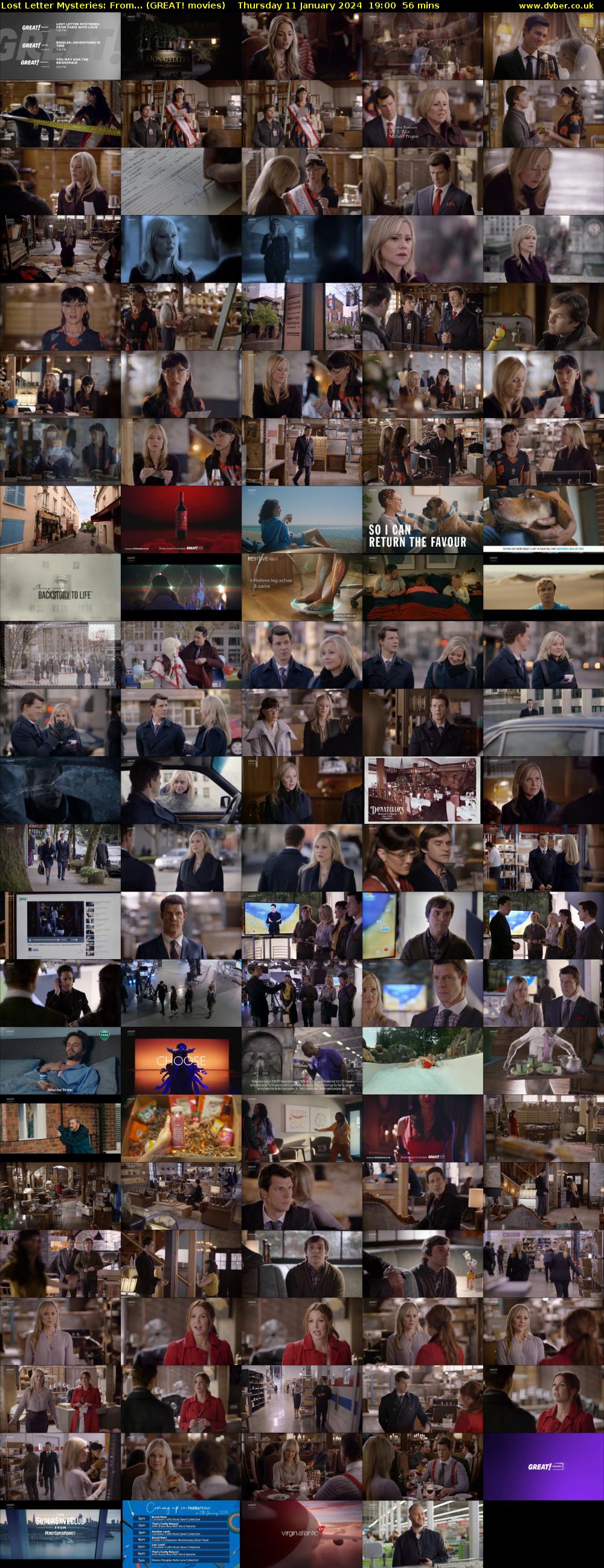 Lost Letter Mysteries: From... (GREAT! movies) Thursday 11 January 2024 19:00 - 19:56