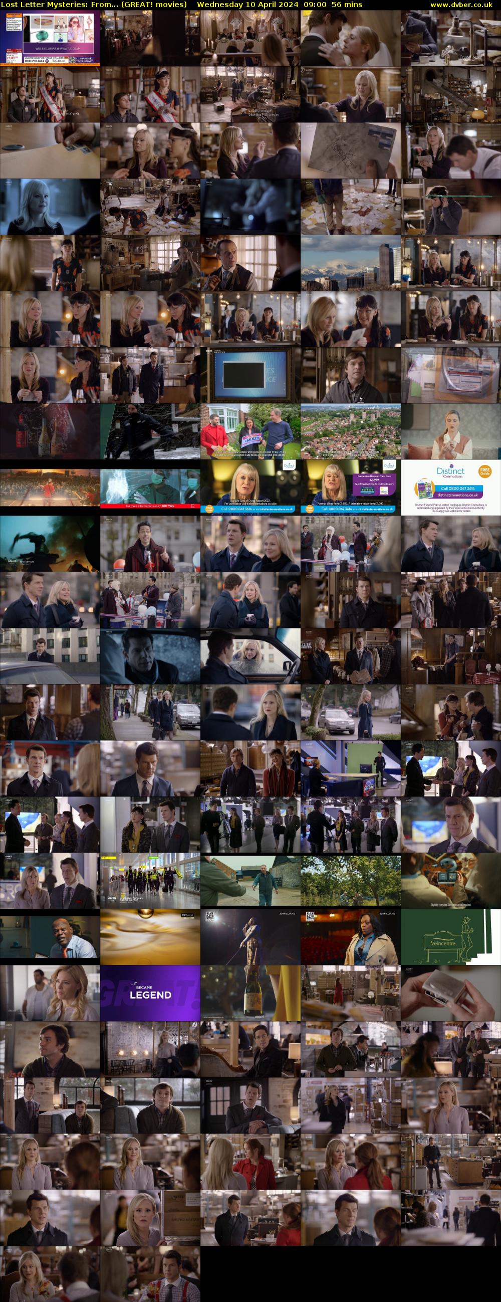Lost Letter Mysteries: From... (GREAT! movies) Wednesday 10 April 2024 09:00 - 09:56
