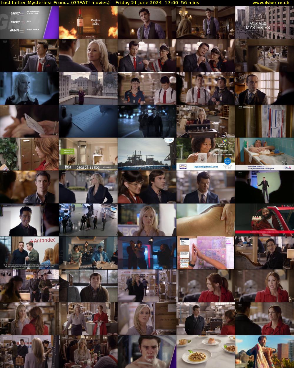 Lost Letter Mysteries: From... (GREAT! movies) Friday 21 June 2024 17:00 - 17:56