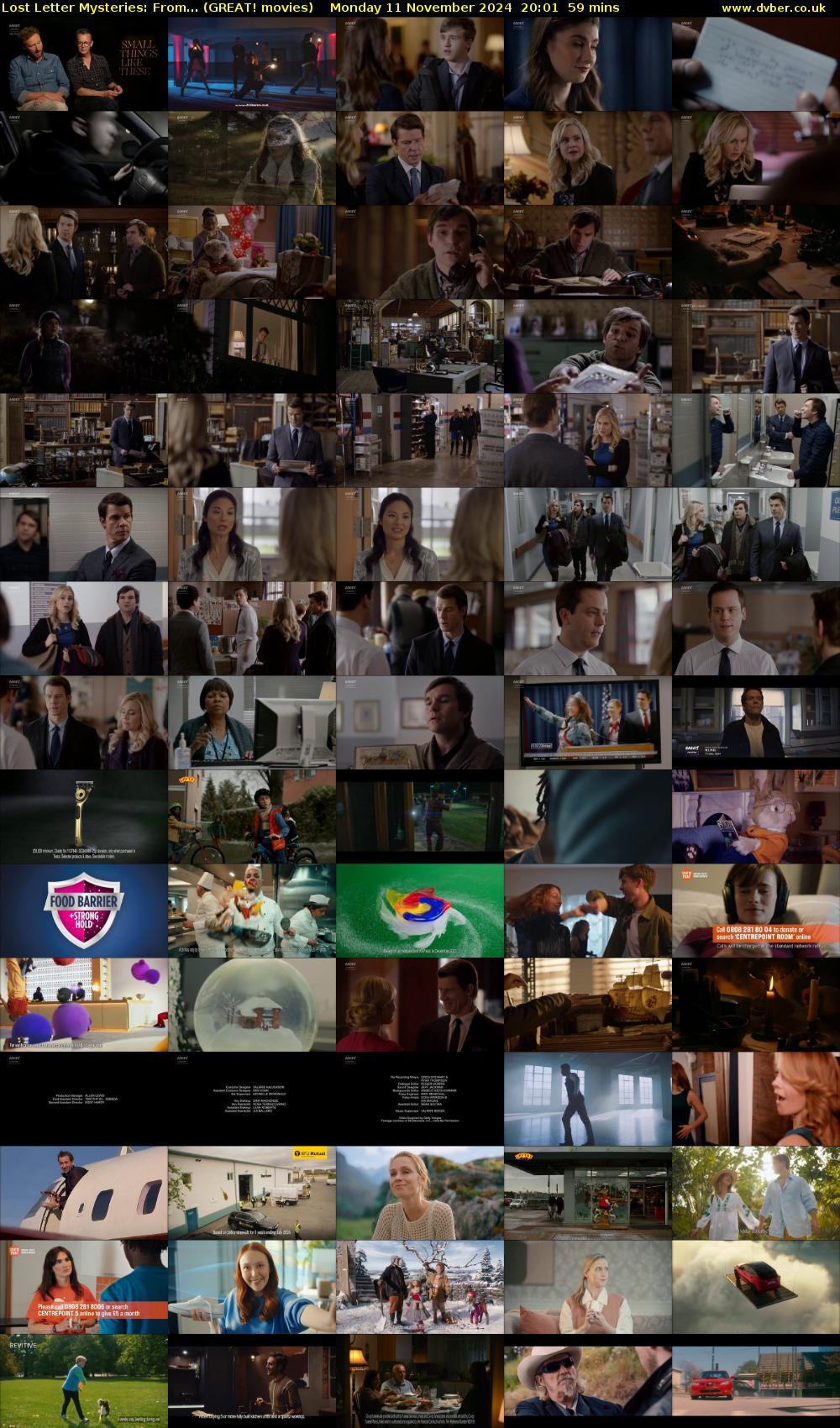 Lost Letter Mysteries: From... (GREAT! movies) Monday 11 November 2024 20:01 - 21:00