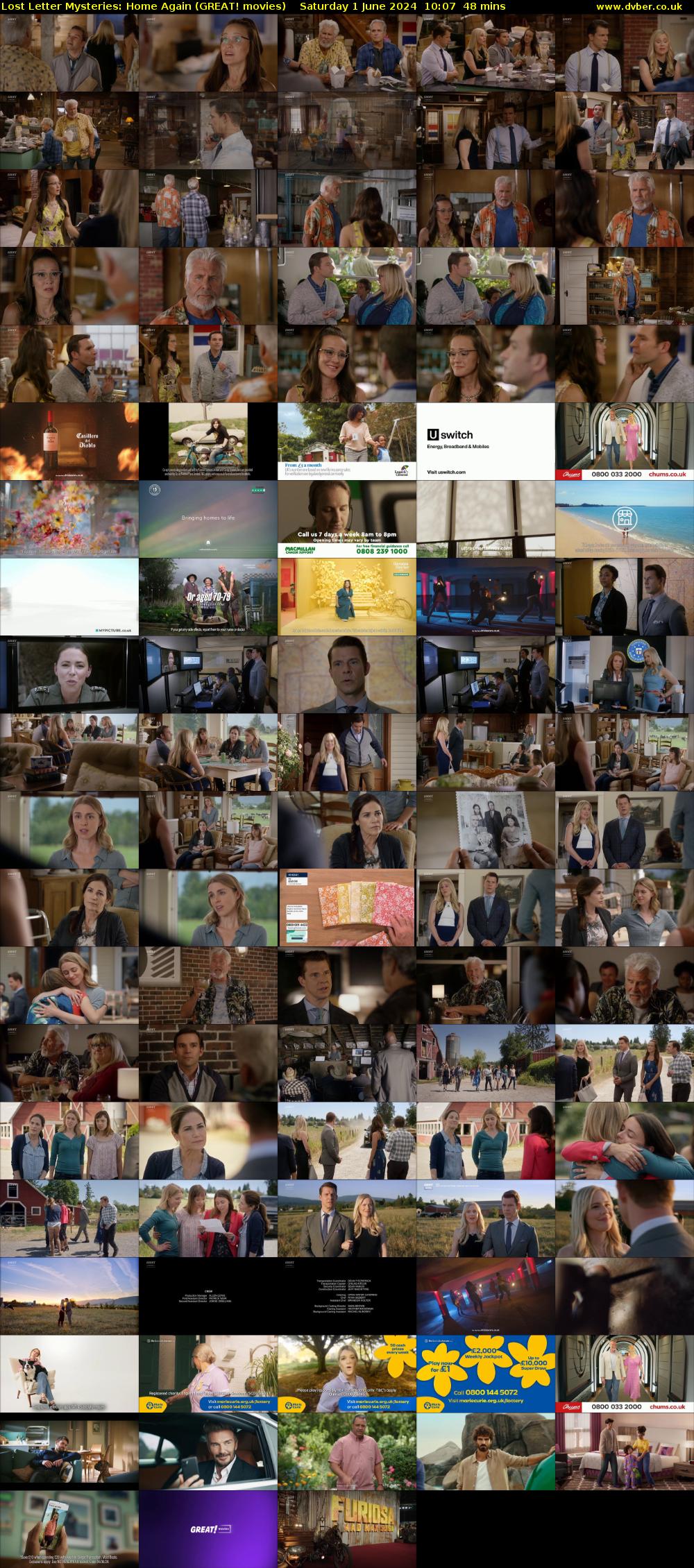 Lost Letter Mysteries: Home Again (GREAT! movies) Saturday 1 June 2024 10:07 - 10:55