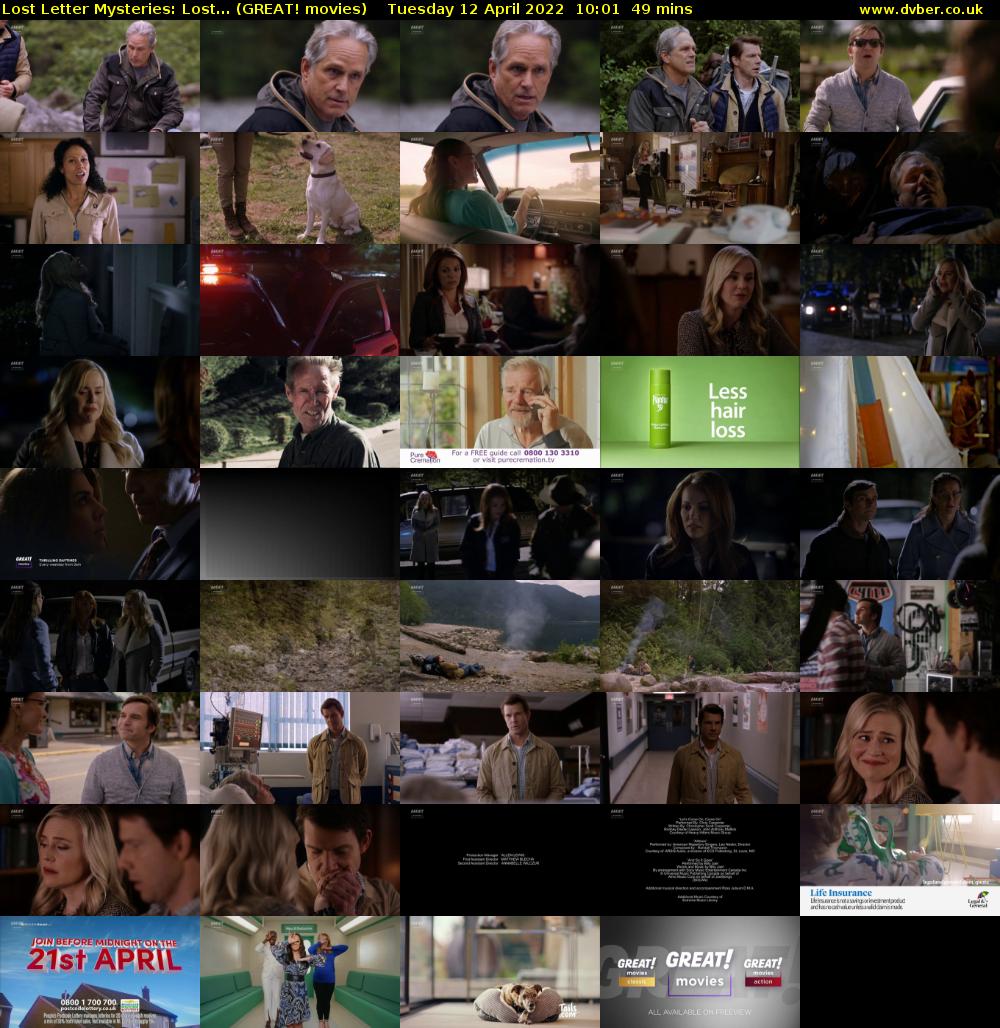 Lost Letter Mysteries: Lost... (GREAT! movies) Tuesday 12 April 2022 10:01 - 10:50