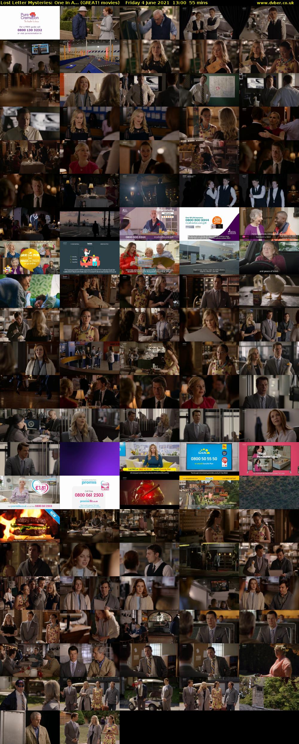 Lost Letter Mysteries: One In A... (GREAT! movies) Friday 4 June 2021 13:00 - 13:55