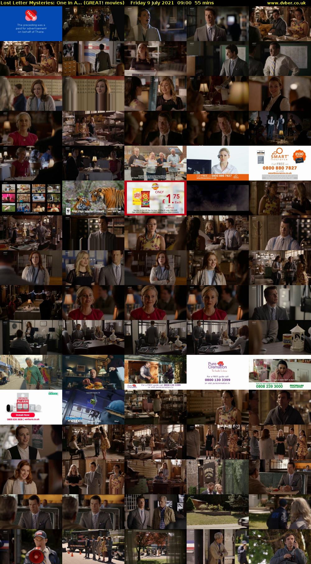 Lost Letter Mysteries: One In A... (GREAT! movies) Friday 9 July 2021 09:00 - 09:55