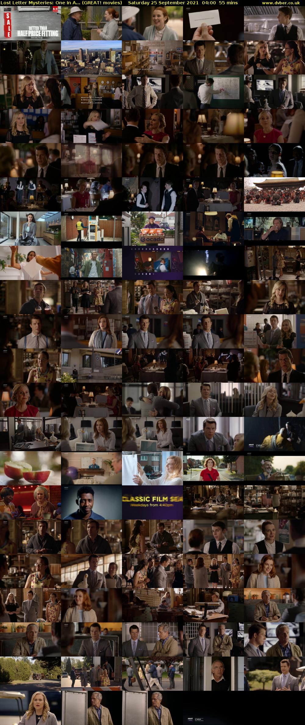 Lost Letter Mysteries: One In A... (GREAT! movies) Saturday 25 September 2021 04:00 - 04:55