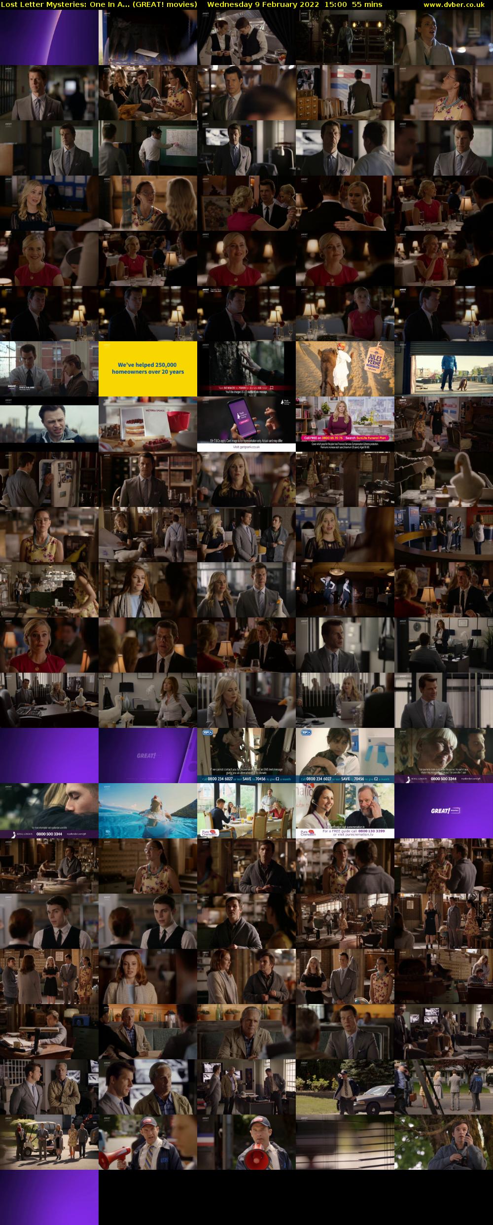 Lost Letter Mysteries: One In A... (GREAT! movies) Wednesday 9 February 2022 15:00 - 15:55