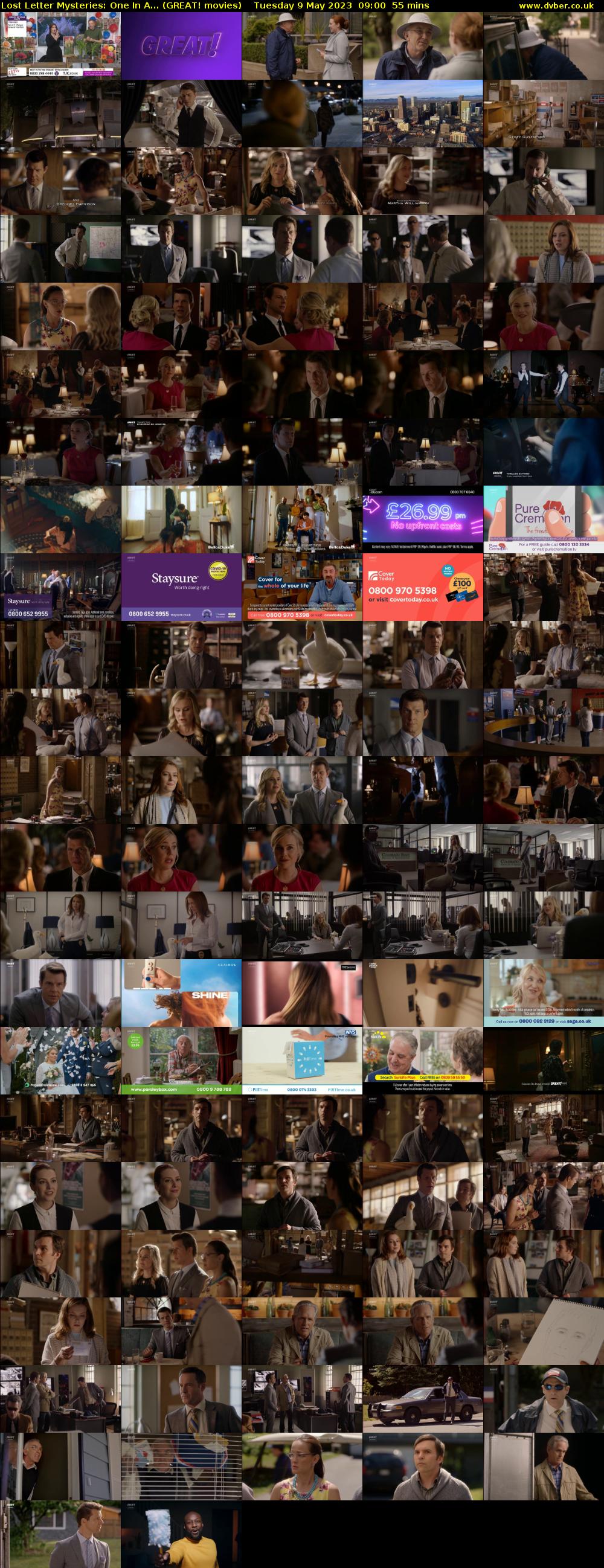 Lost Letter Mysteries: One In A... (GREAT! movies) Tuesday 9 May 2023 09:00 - 09:55