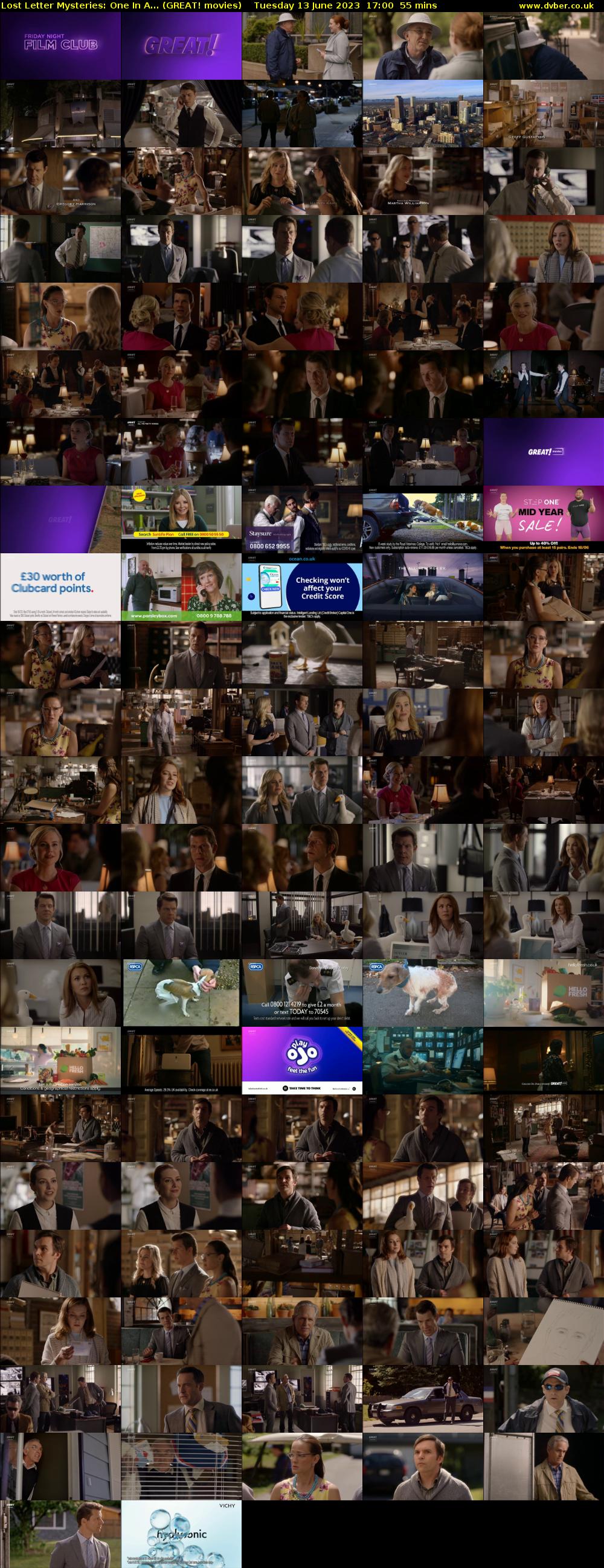 Lost Letter Mysteries: One In A... (GREAT! movies) Tuesday 13 June 2023 17:00 - 17:55