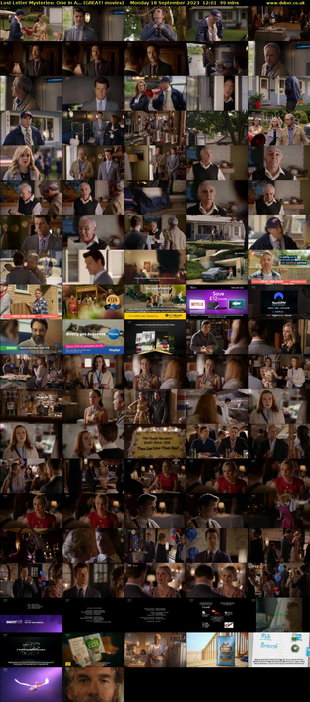 Lost Letter Mysteries: One In A... (GREAT! movies) Monday 18 September 2023 12:01 - 12:50